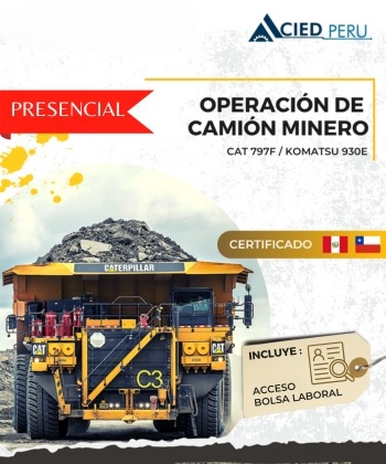 Operación de Camión Minero : INTENSIVO